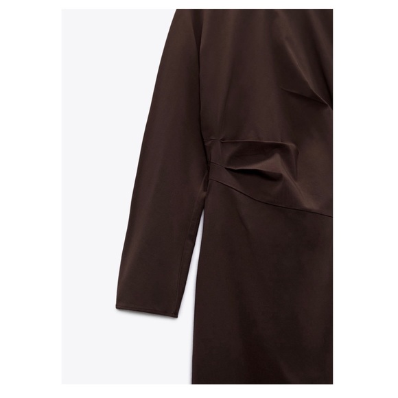 🤎Brown Zara Midi dress 🤎 - Picture 3 of 5